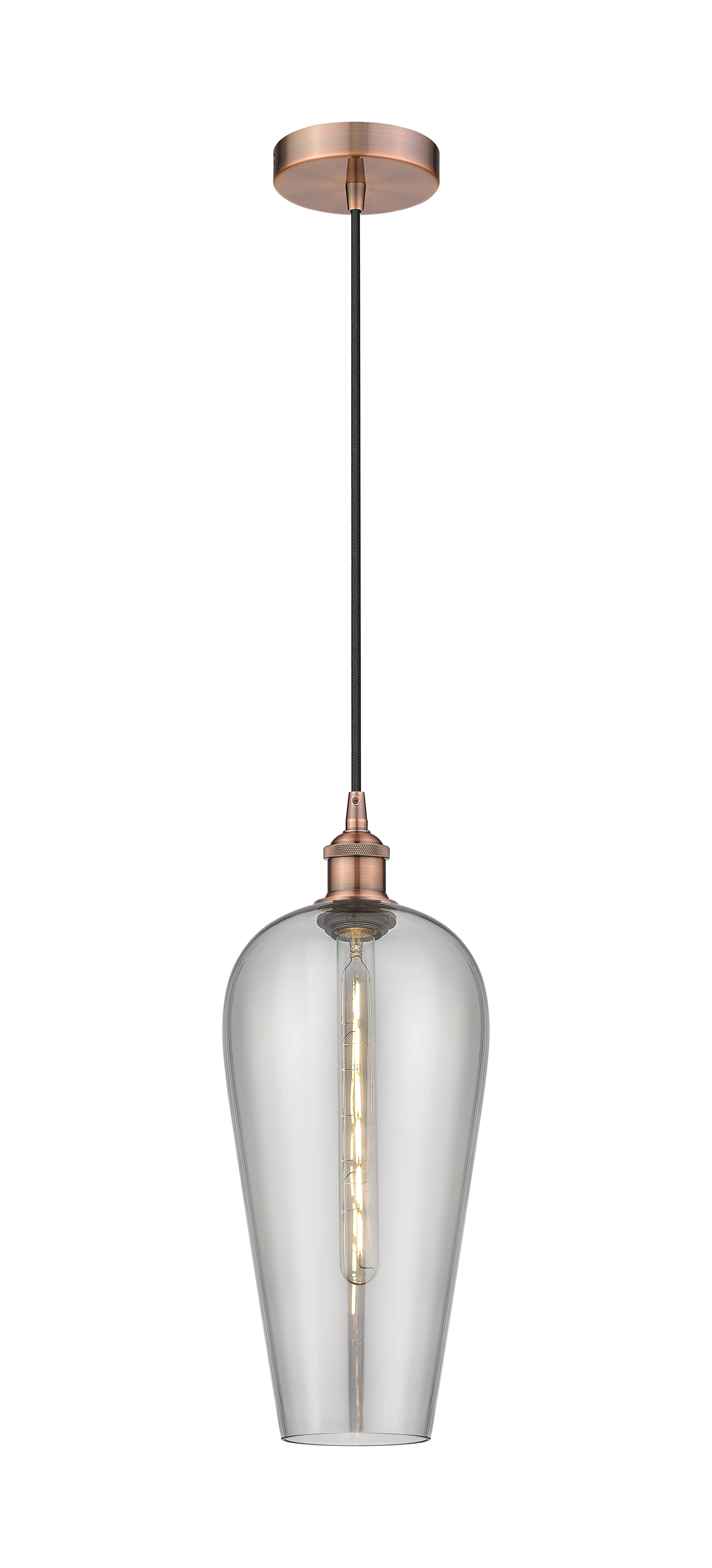 Edison Mini Pendant Antique Brass Finish