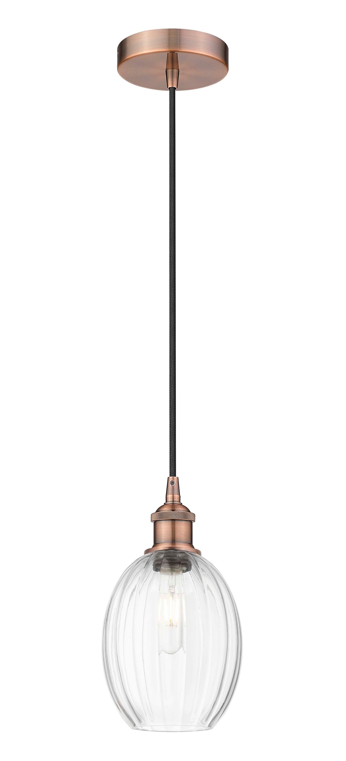 Edison Mini Pendant Antique Brass Finish