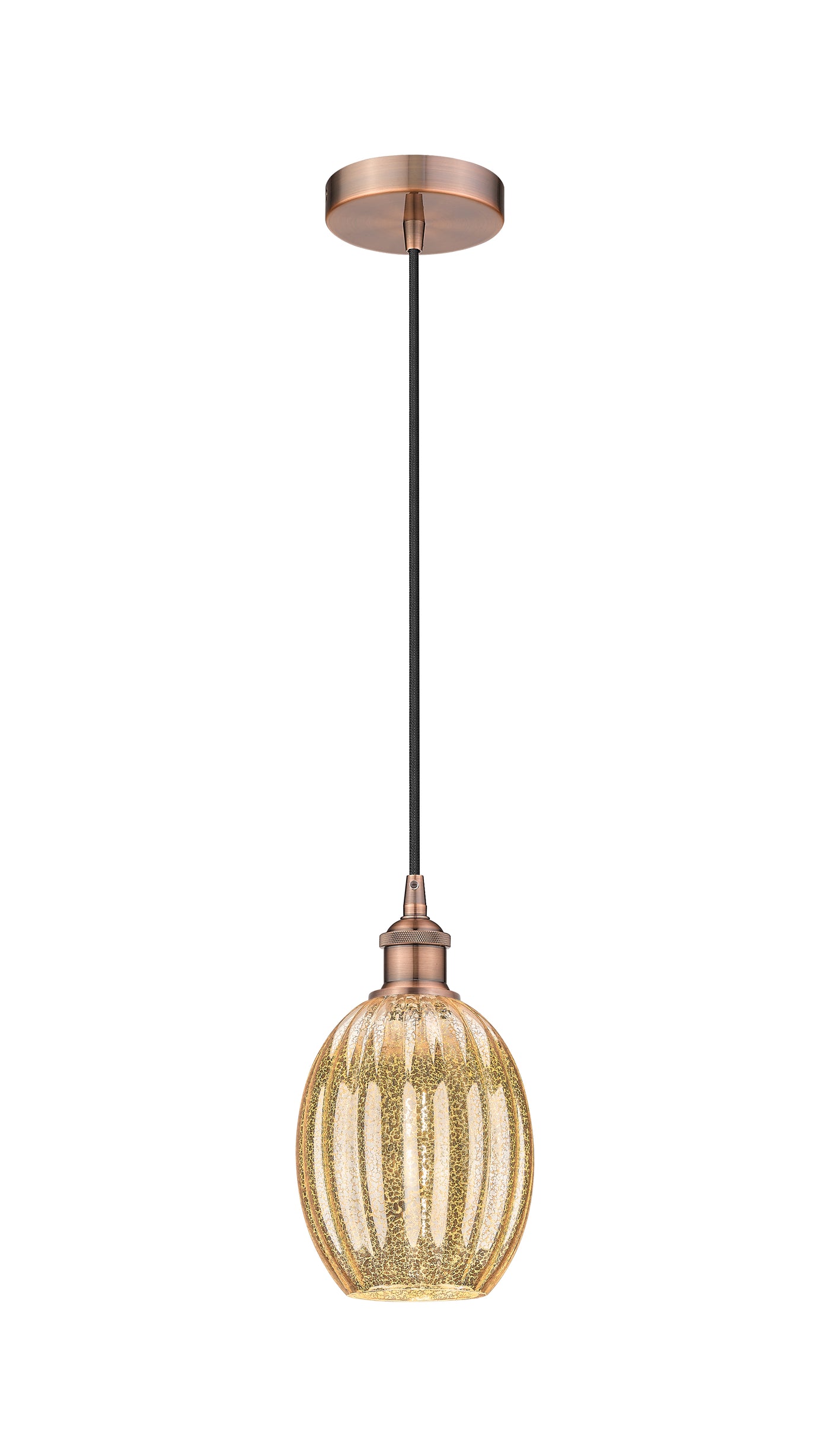 Edison Mini Pendant Antique Brass Finish