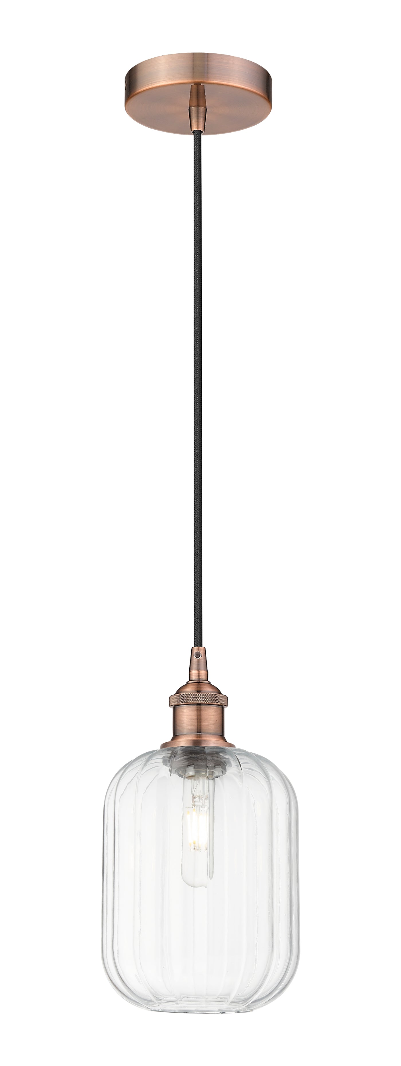 Edison Mini Pendant Antique Brass Finish