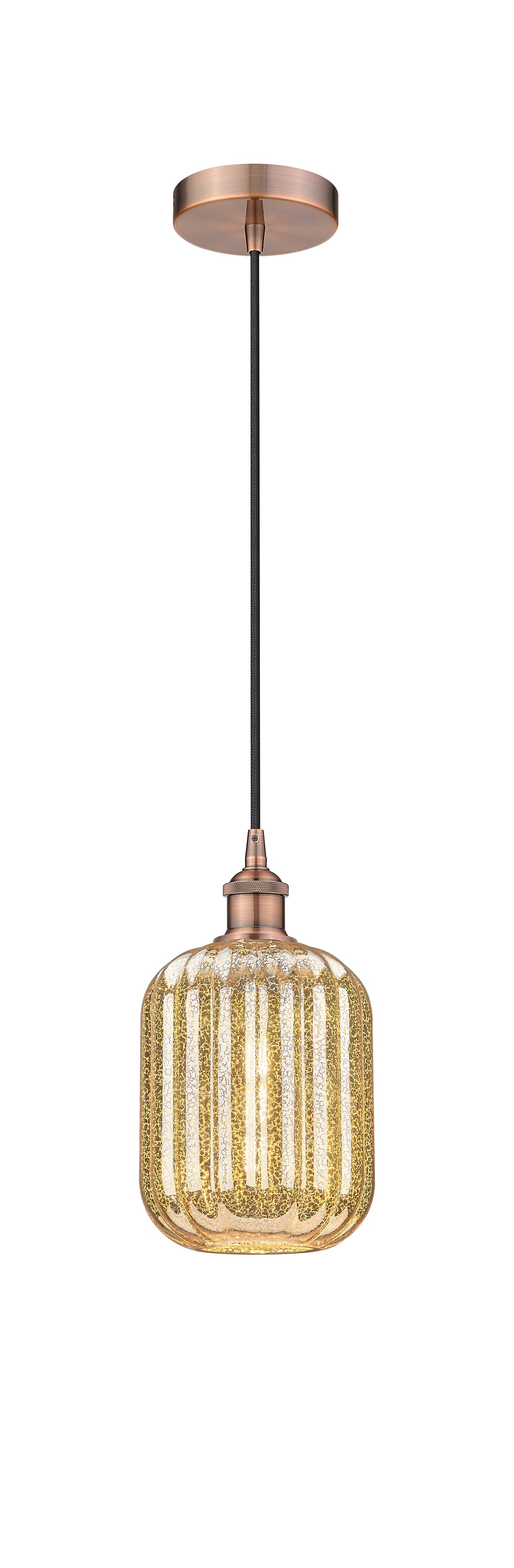Edison Mini Pendant Antique Brass Finish