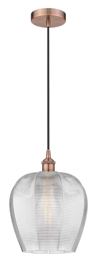 Edison Mini Pendant Antique Brass Cast