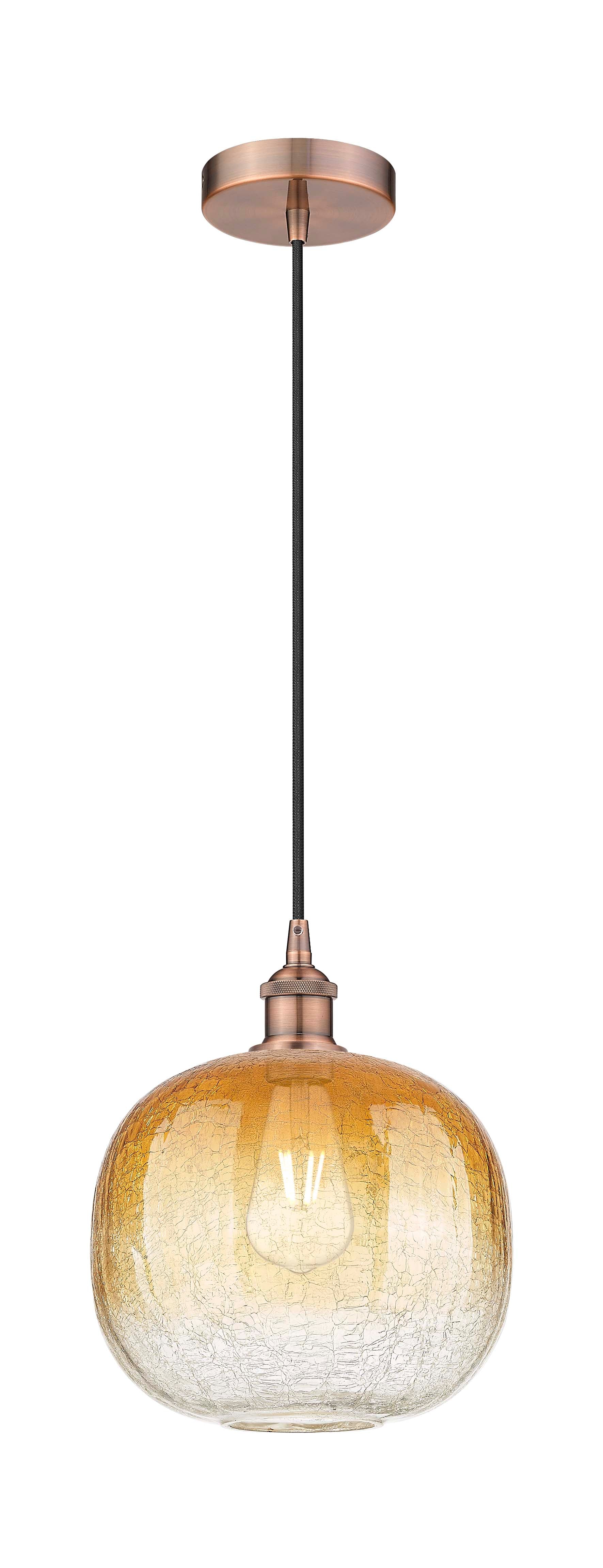 Edison Mini Pendant Antique Brass Finish