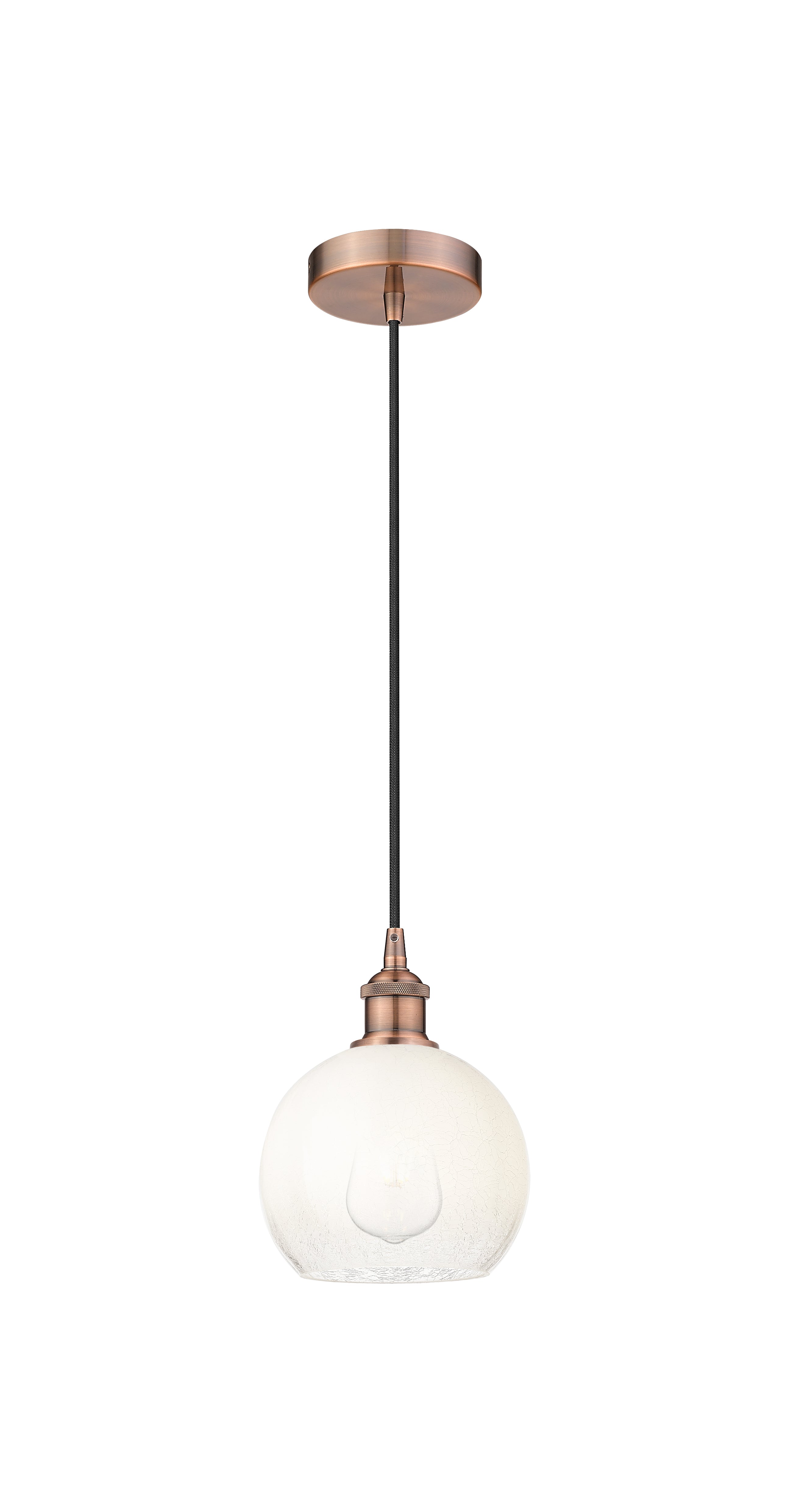 Edison Mini Pendant Antique Brass Finish