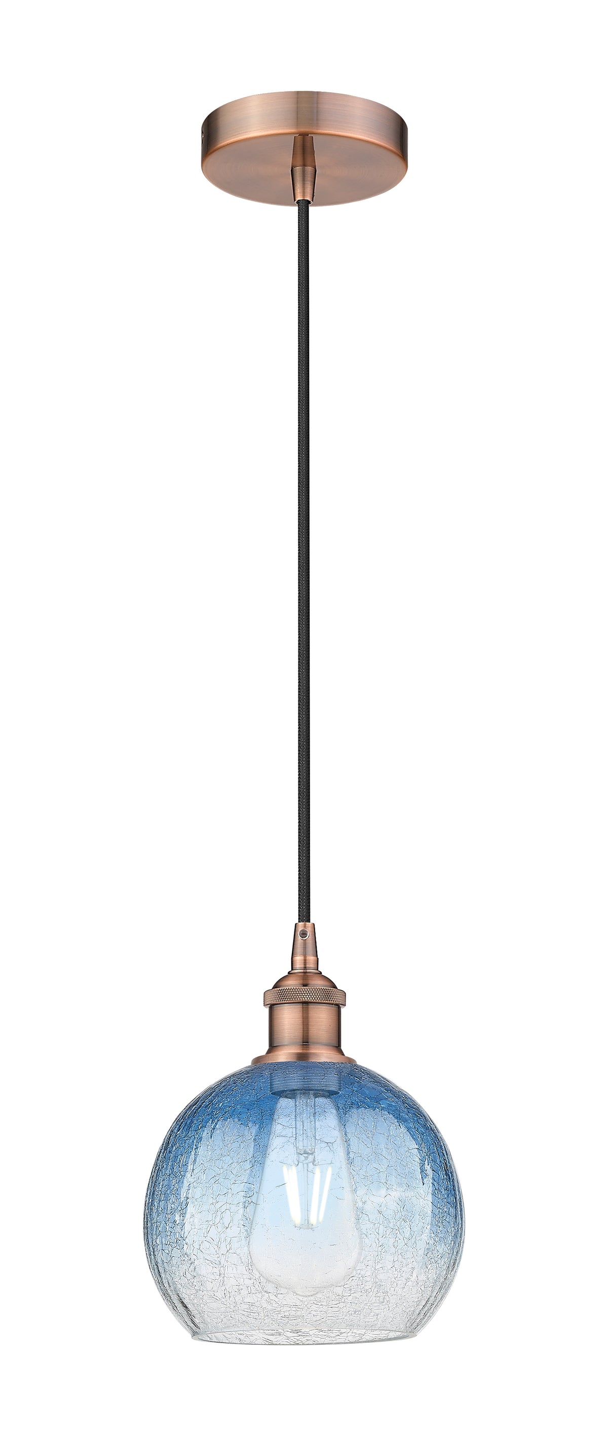 Edison Mini Pendant Antique Brass Finish