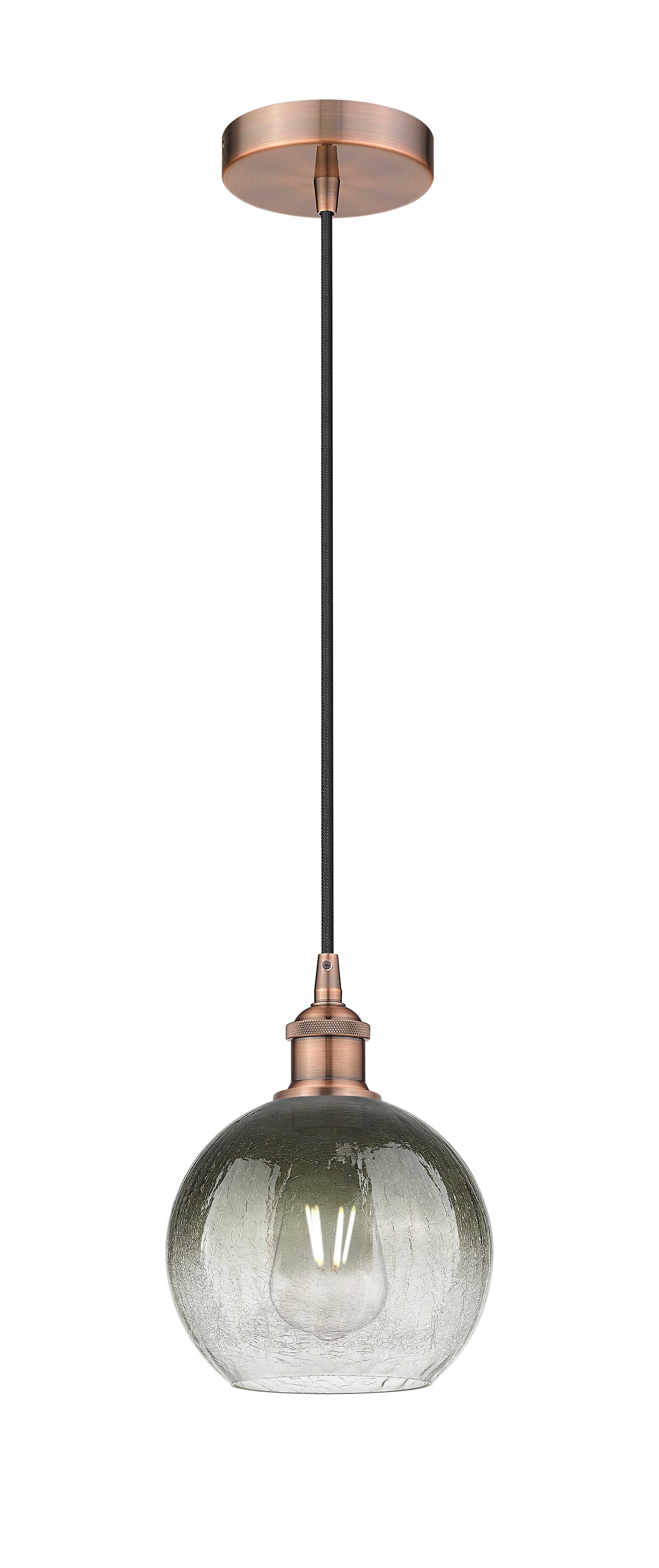 Edison Mini Pendant Antique Brass Finish