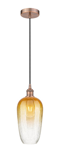 Edison Mini Pendant Antique Brass 7 Inch