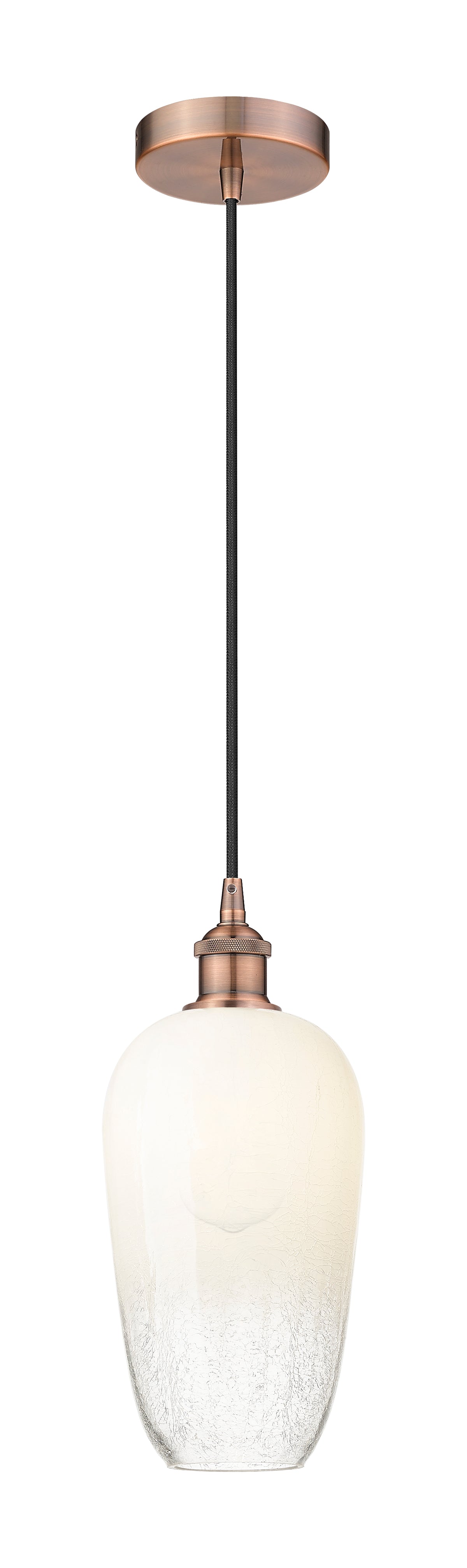 Edison Mini Pendant Antique Brass 7 Inch