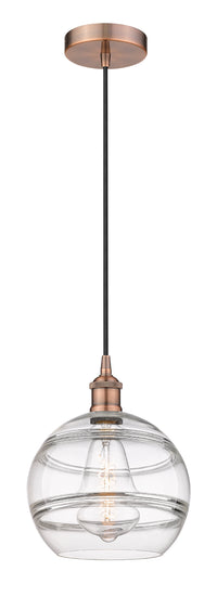 Edison Mini Pendant Antique Brass 10 Inch