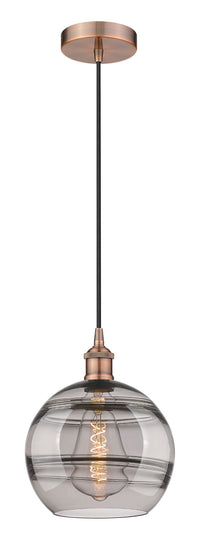 Edison Mini Pendant Antique Brass 10 Inch
