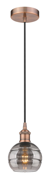 Edison Mini Pendant Antique Brass 5.875 Inch