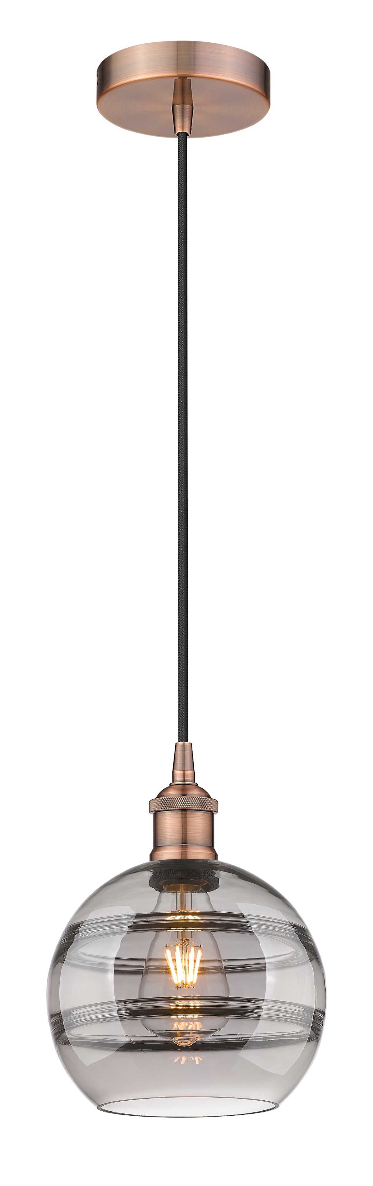 Edison Mini Pendant Antique Brass Cast