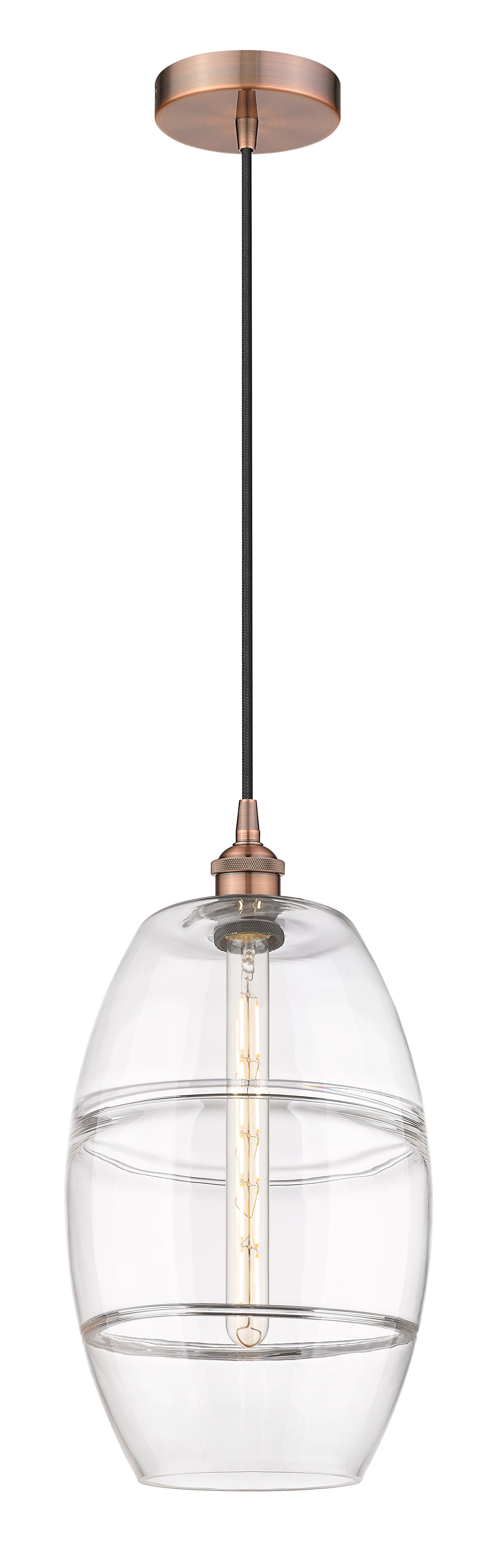 Edison Mini Pendant Antique Brass Finish