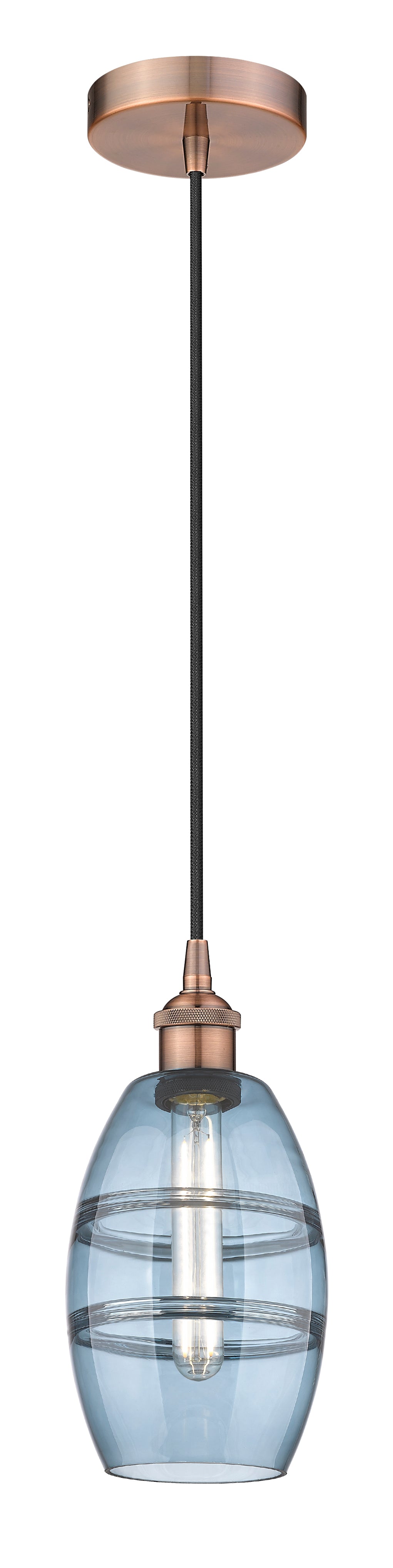 Edison Mini Pendant Antique Brass Finish