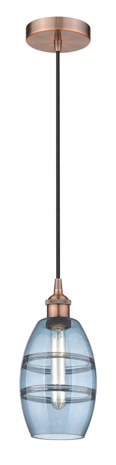 Edison Mini Pendant Antique Brass Finish
