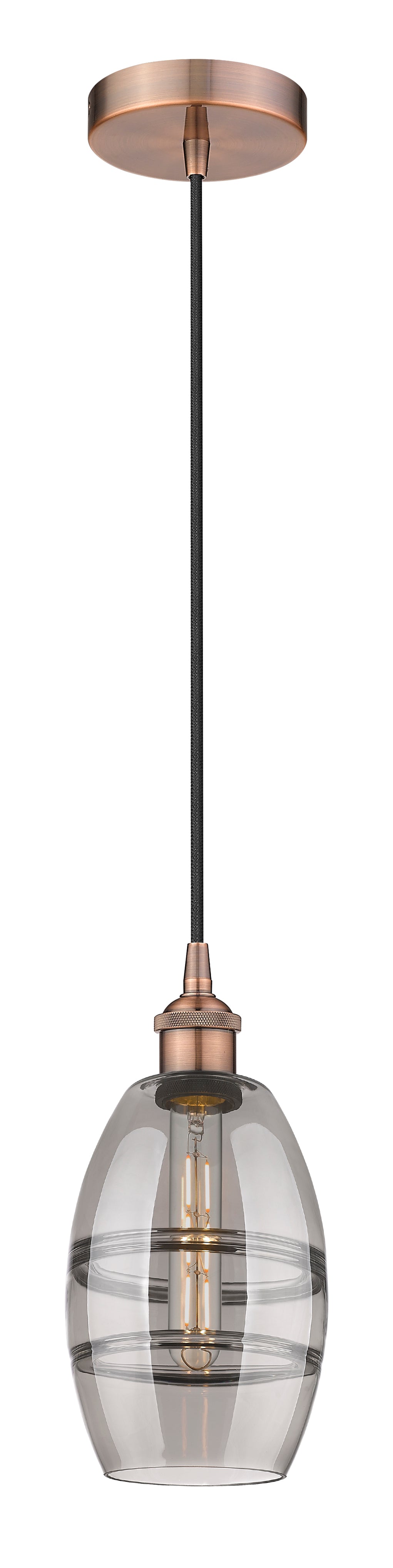 Edison Mini Pendant Antique Brass Finish