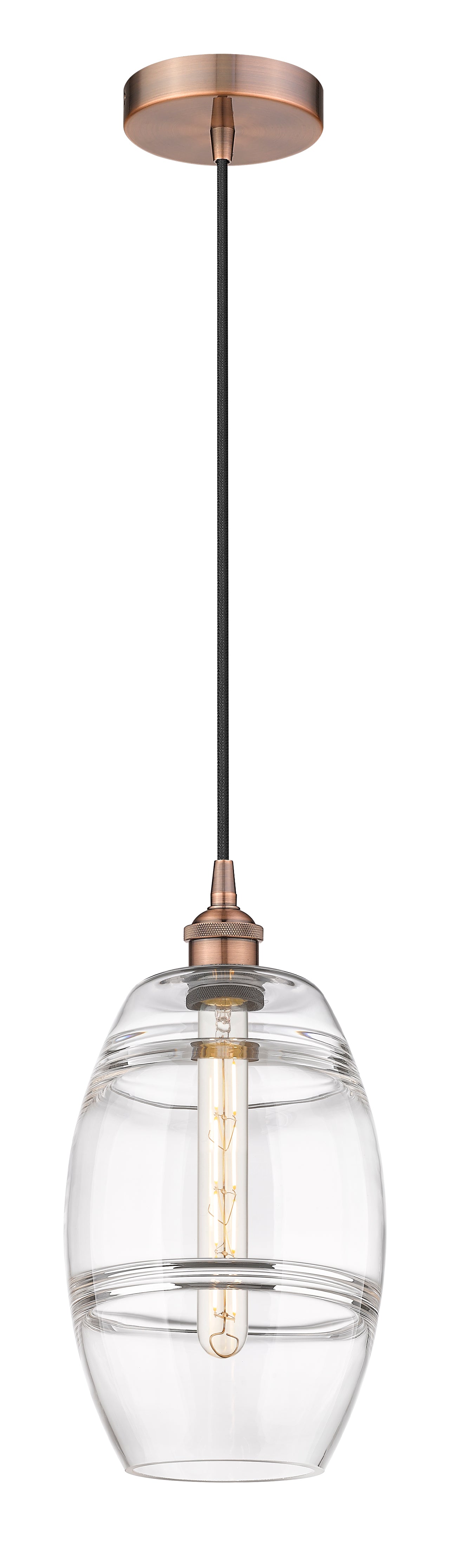 Edison Mini Pendant Antique Brass Finish