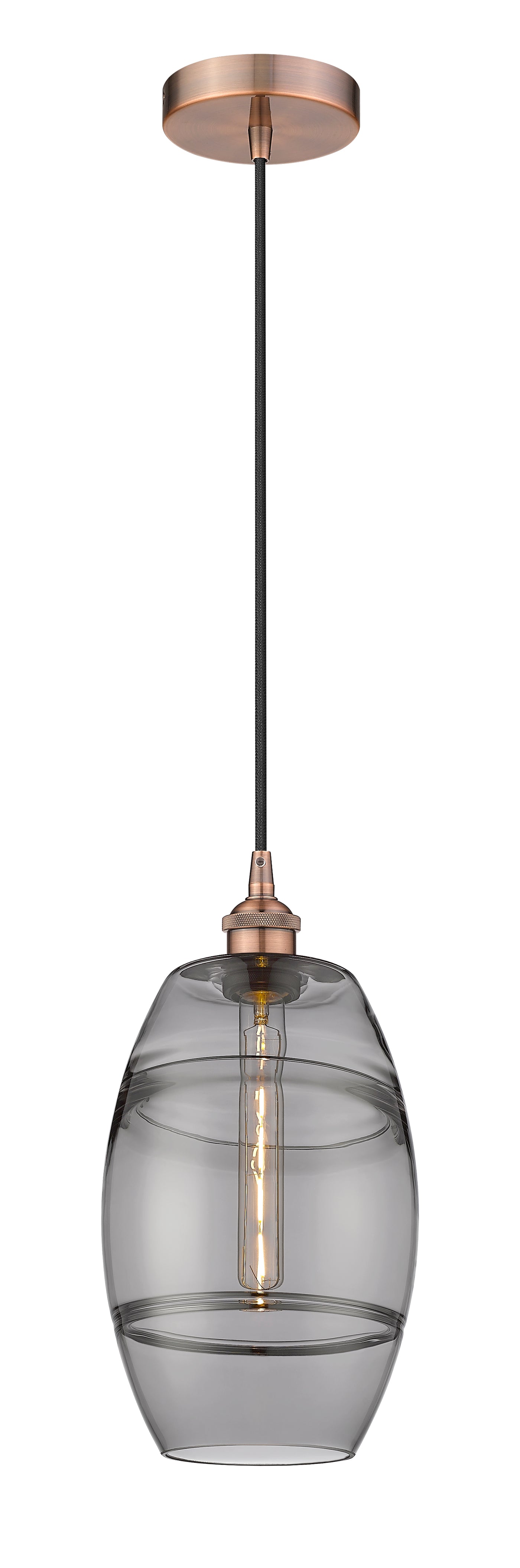 Edison Mini Pendant Antique Brass Finish