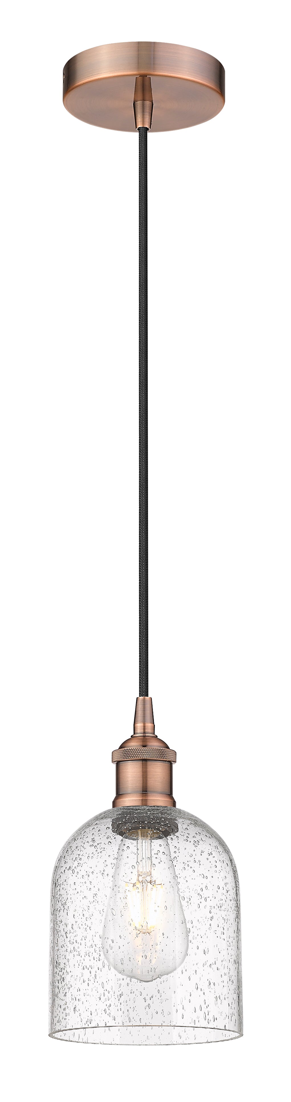 Edison Mini Pendant Antique Brass Finish