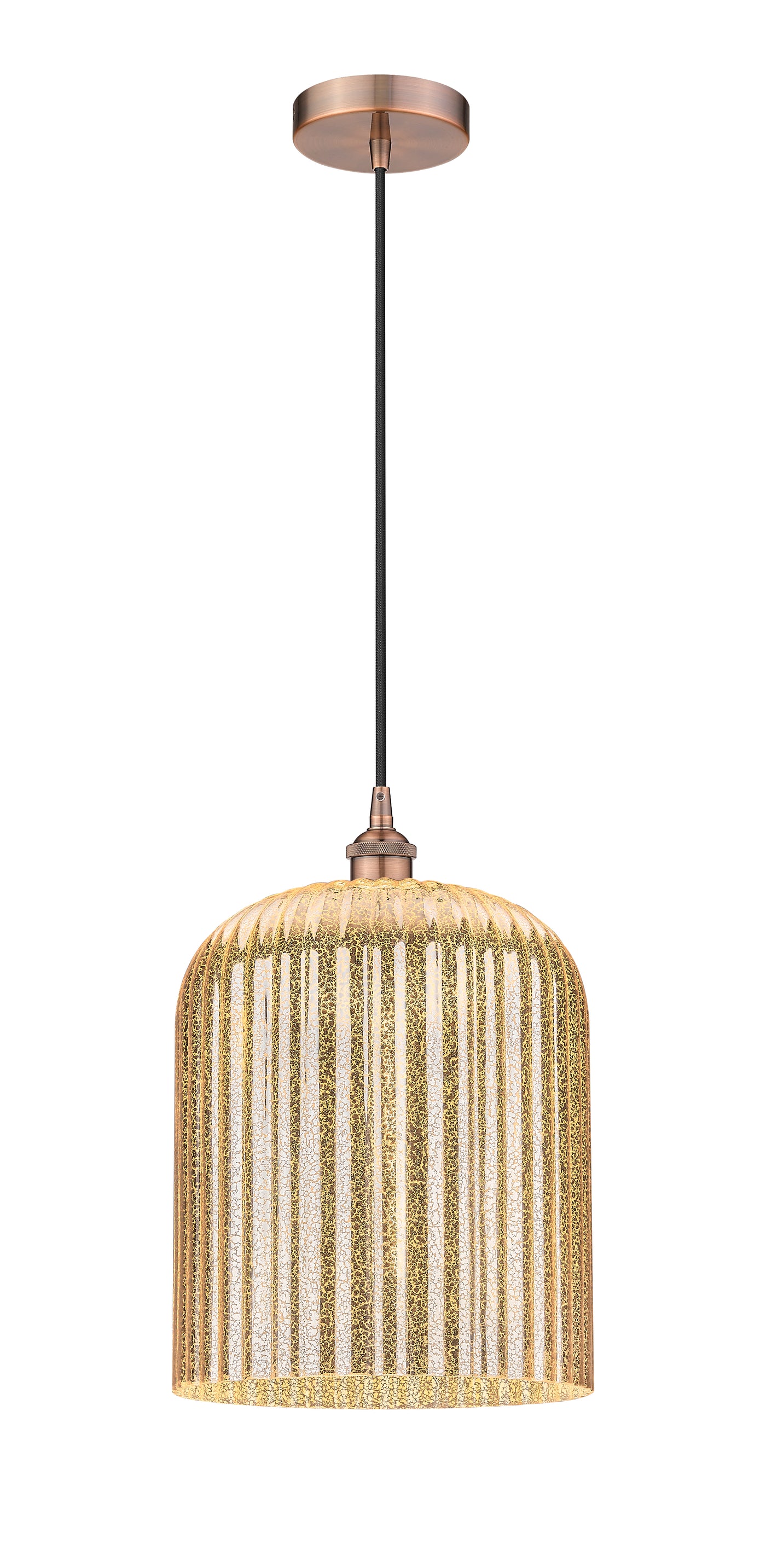 Edison Mini Pendant Antique Brass Finish
