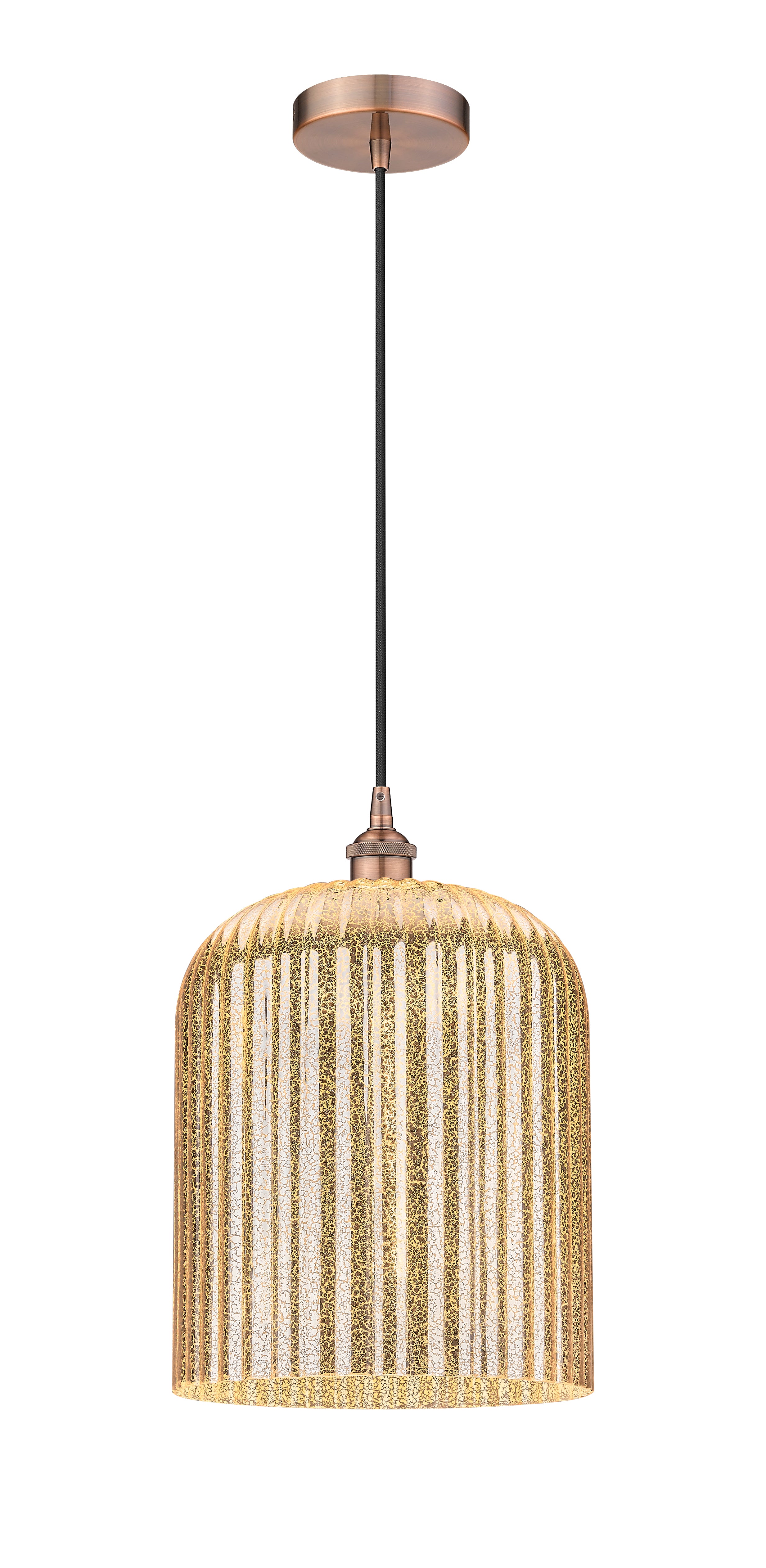 Edison Mini Pendant Antique Brass Finish