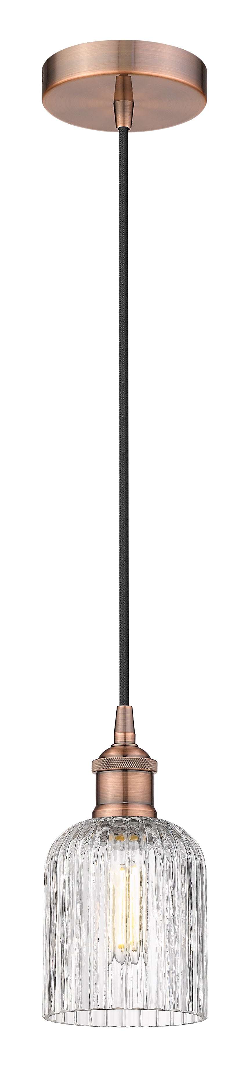Edison Mini Pendant Antique Brass Dimmable