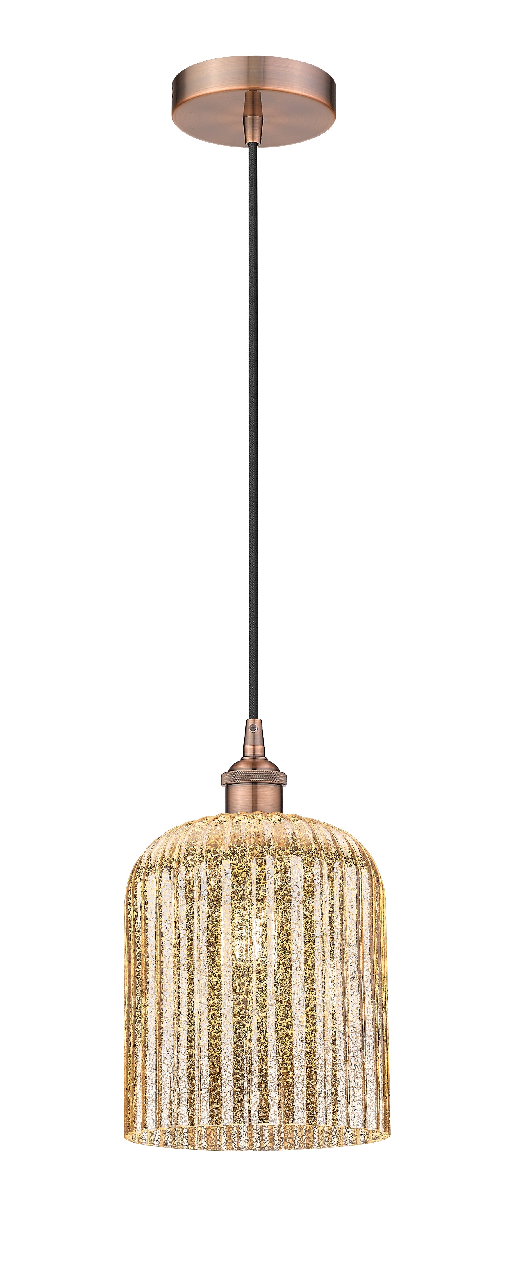 Edison Mini Pendant Antique Brass Finish