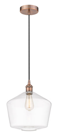 Edison Mini Pendant Cast Brass 13 Inch