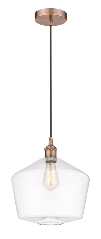 Edison Mini Pendant Cast Brass 13 Inch
