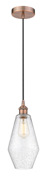 Edison Mini Pendant Antique Brass 7 Inch