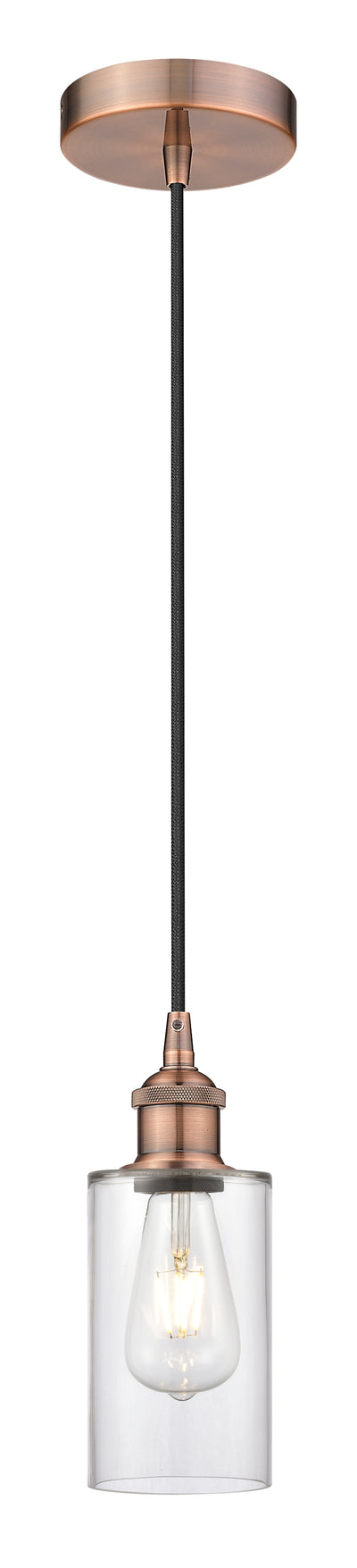 Edison Mini Pendant Antique Brass Finish