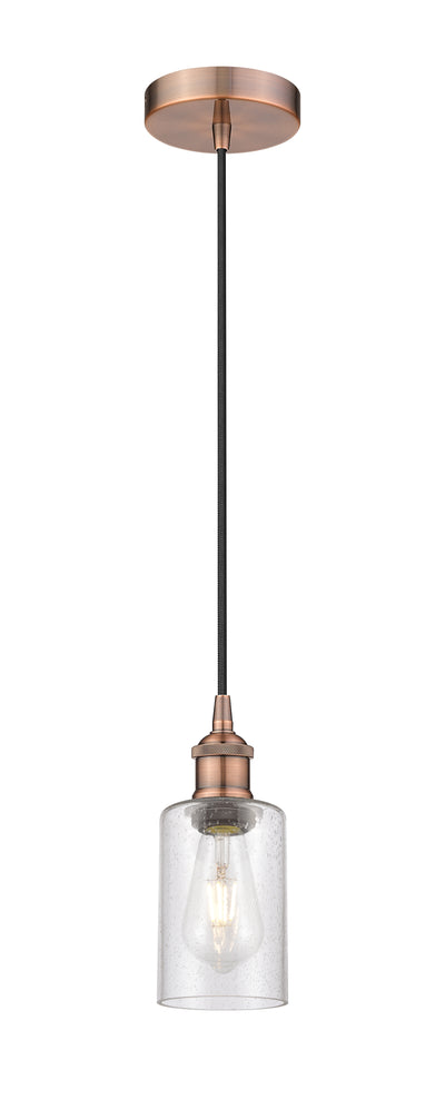 Edison Mini Pendant Cast Brass Antique