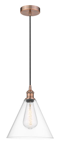 Edison Mini Pendant Antique Brass Glass