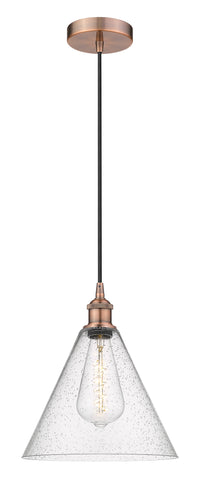 Edison Mini Pendant Antique Brass Glass