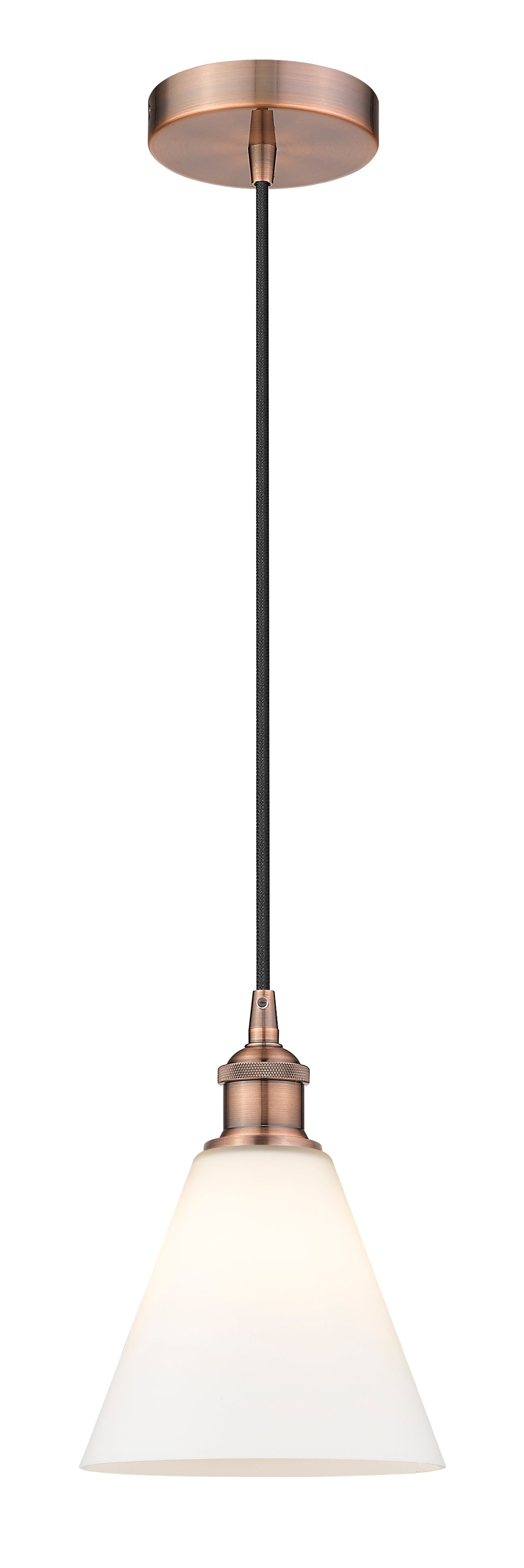 Edison Mini Pendant Antique Brass Glass