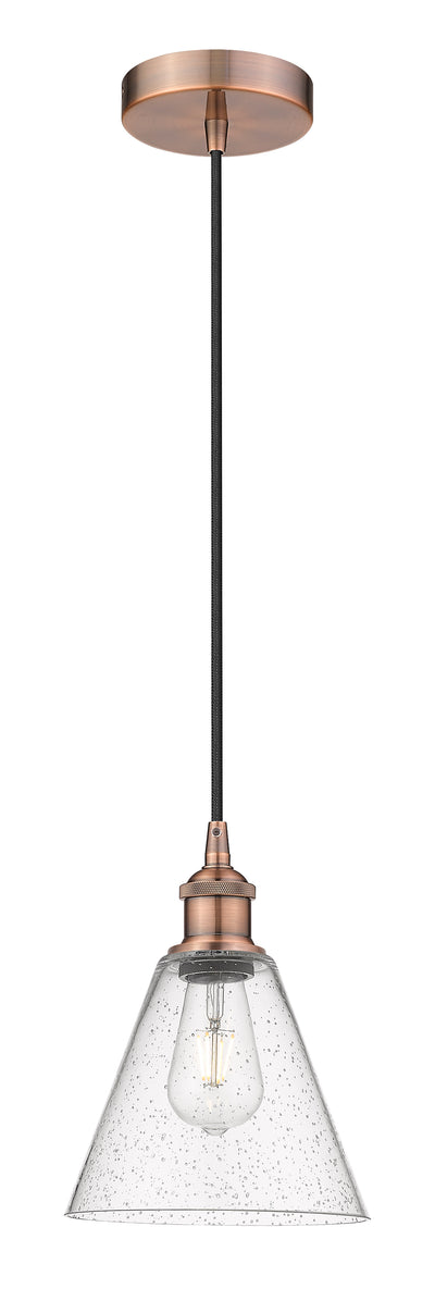 Edison Mini Pendant 8 Inch Antique Brass