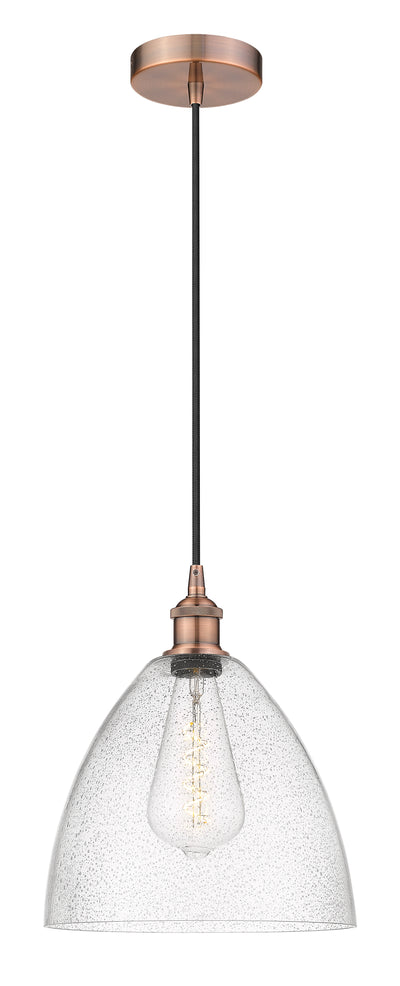Edison Mini Pendant Cast Brass 12 Inch