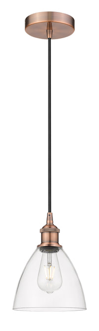 Edison Mini Pendant Antique Brass Finish