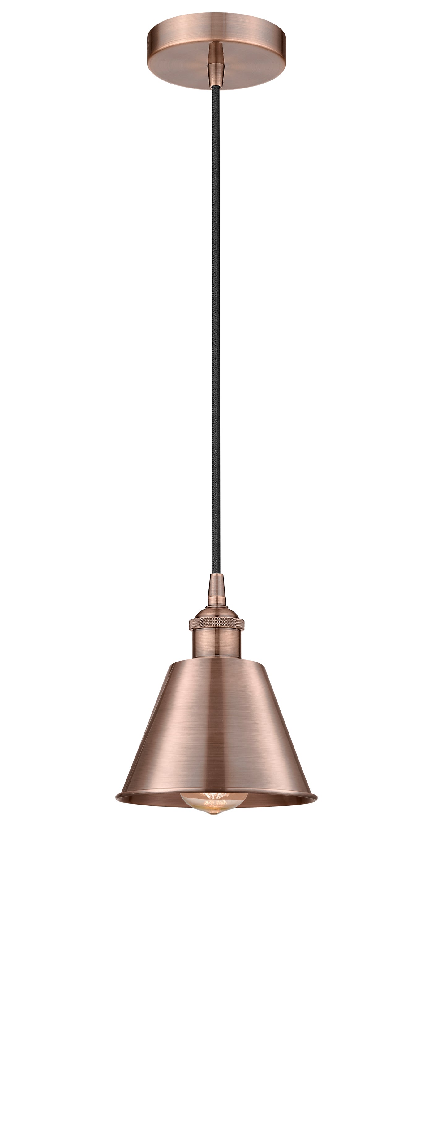 Edison Mini Pendant Antique Brass Finish