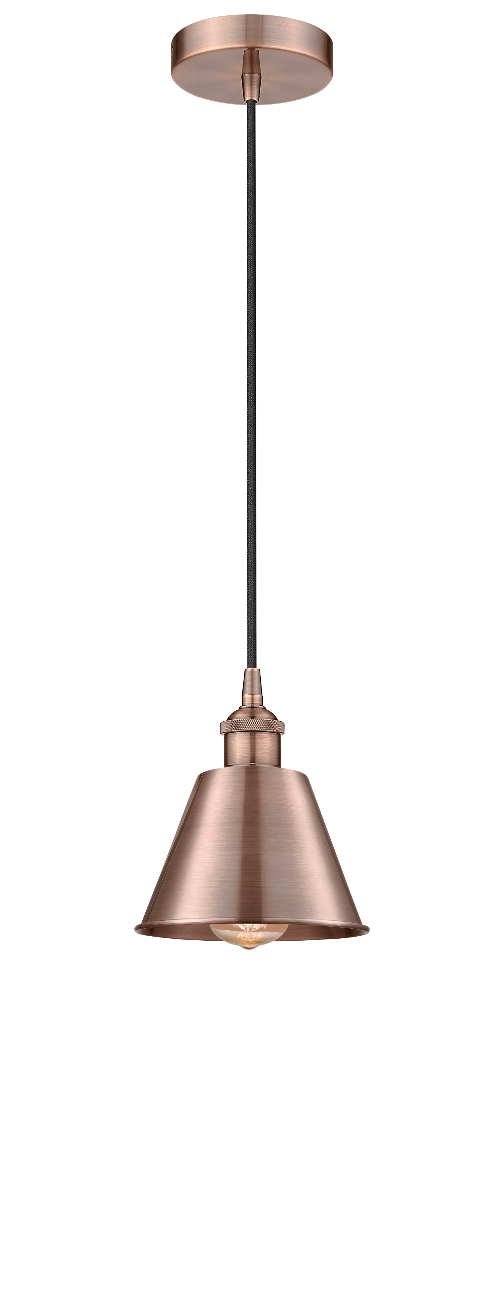 Edison Mini Pendant Antique Brass Finish