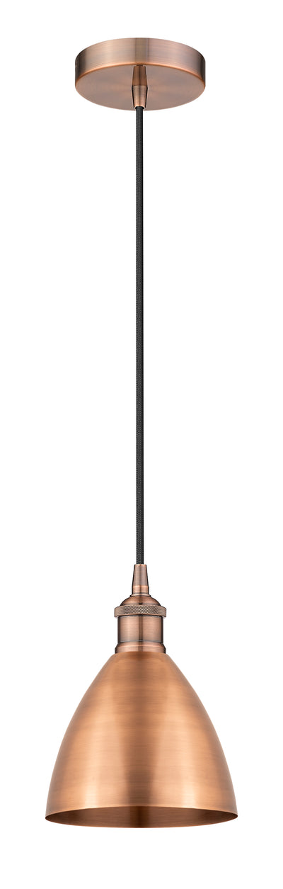 Edison Mini Pendant Antique Brass Finish