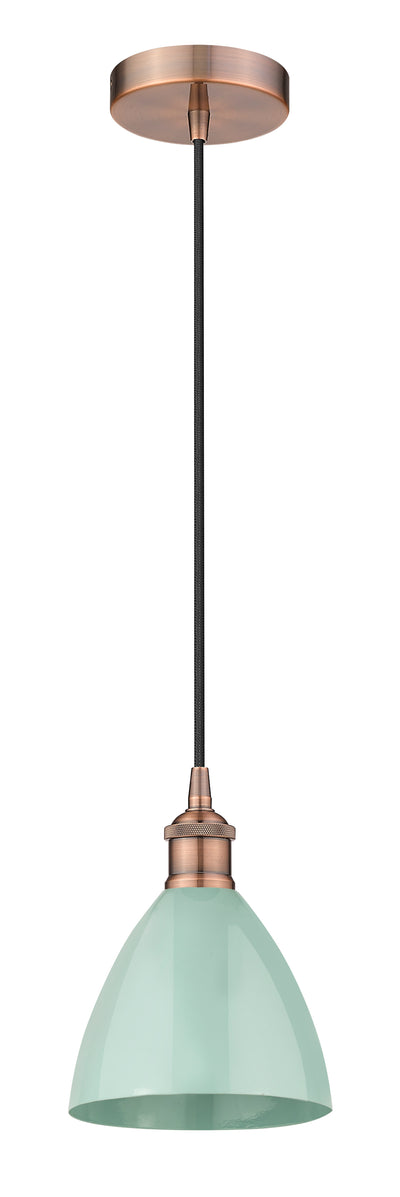 Edison Mini Pendant Antique Brass Finish