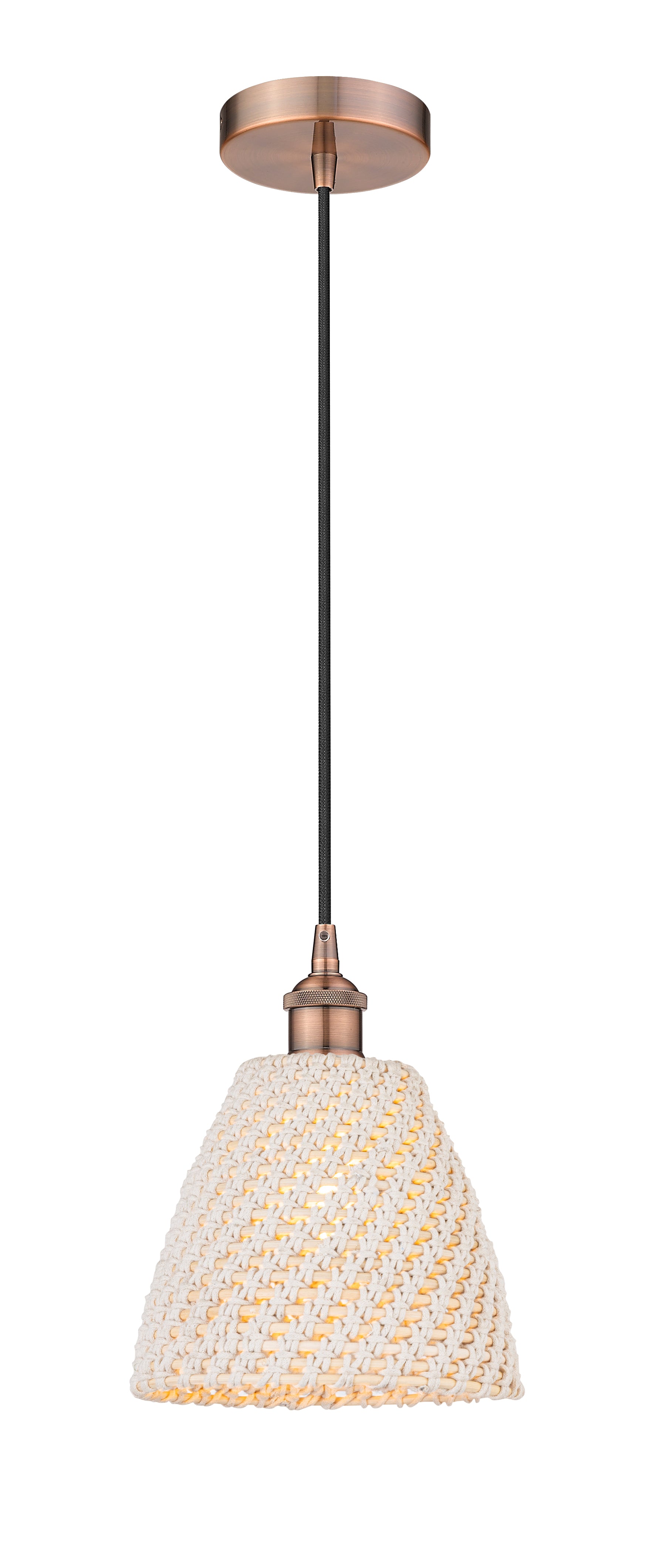 Edison Mini Pendant Antique Brass Finish