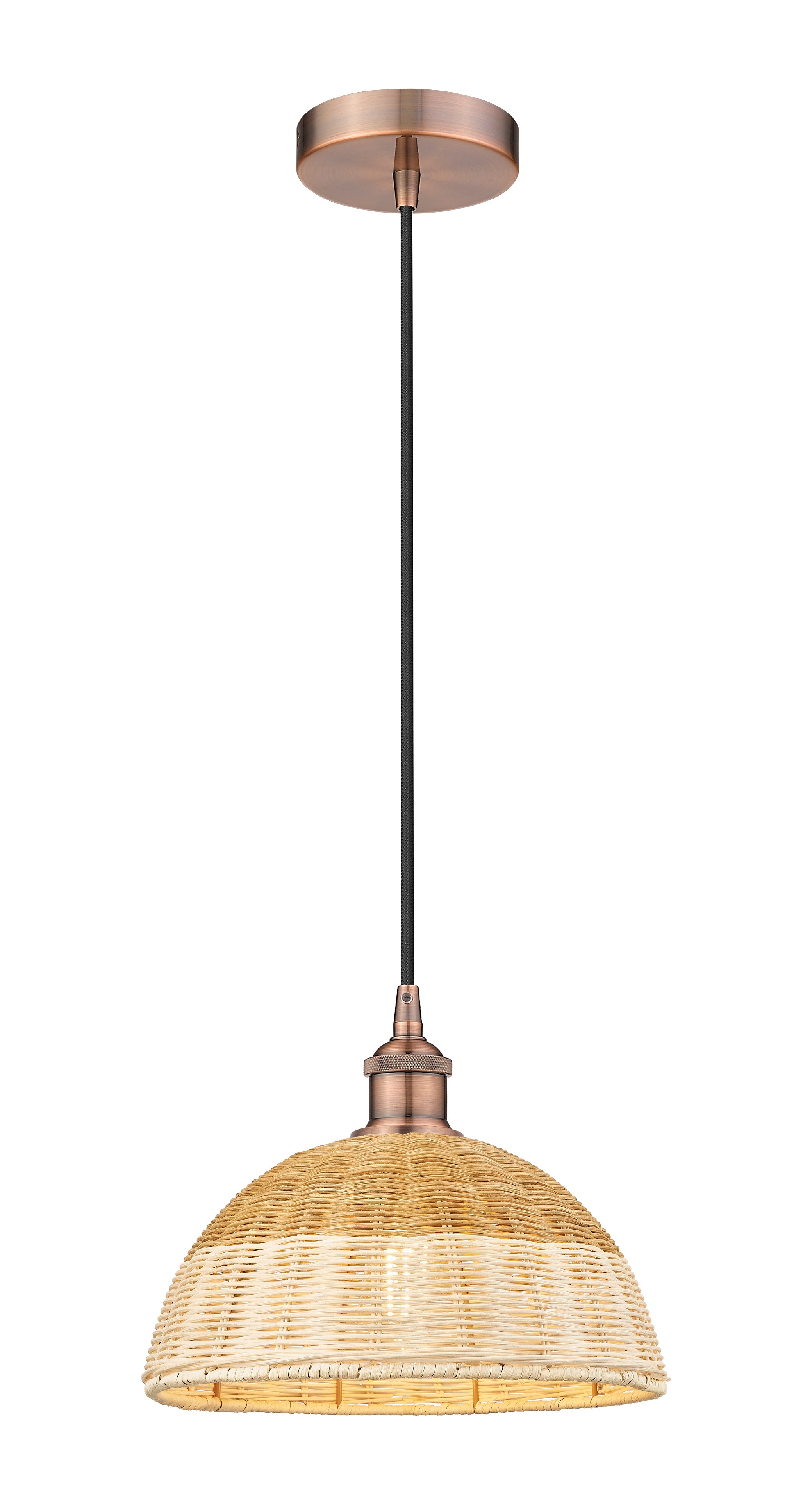 Edison Mini Pendant Antique Brass Finish