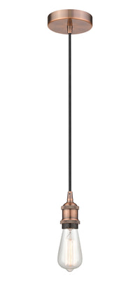 Edison Mini Pendant Antique Brass Steel