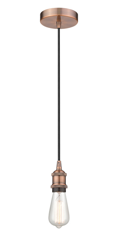 Edison Mini Pendant Antique Brass Steel