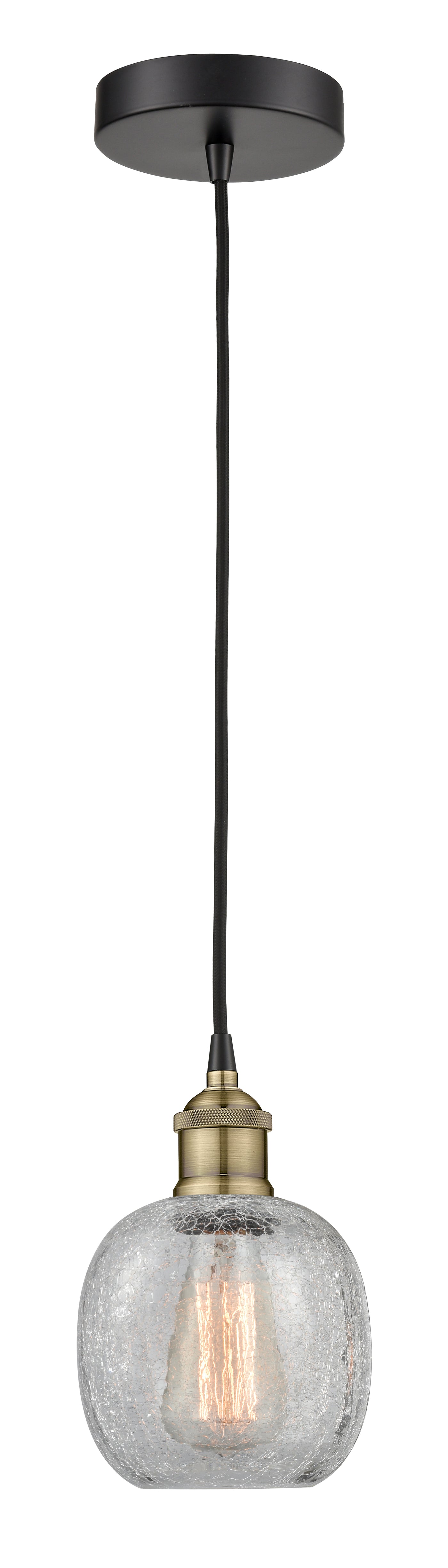 Edison Mini Pendant Antique Brass Finish