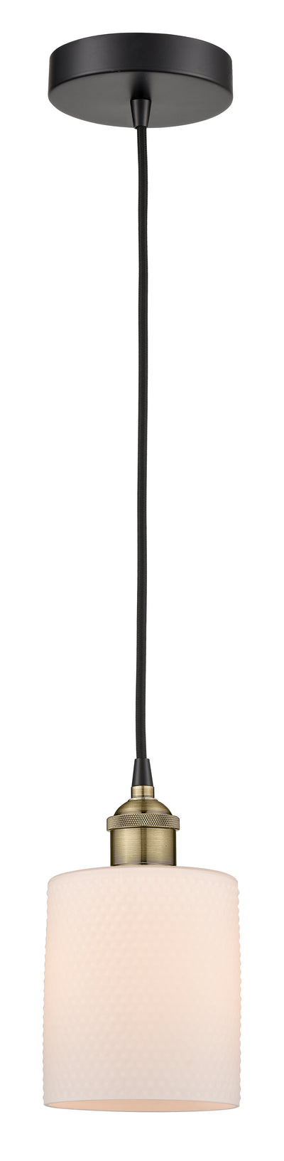 Edison Mini Pendant Antique Brass Finish