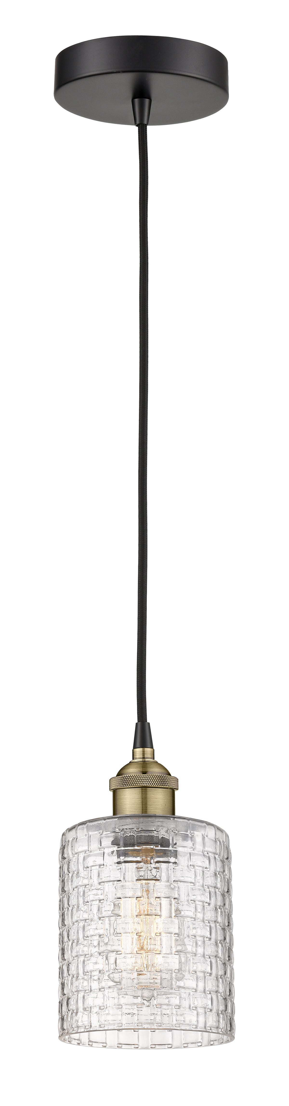 Edison Mini Pendant Antique Brass Finish