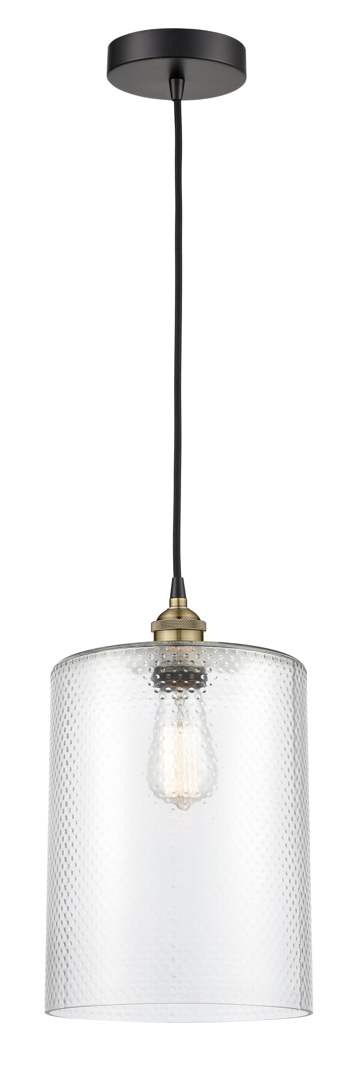 Edison Mini Pendant Cast Brass Antique